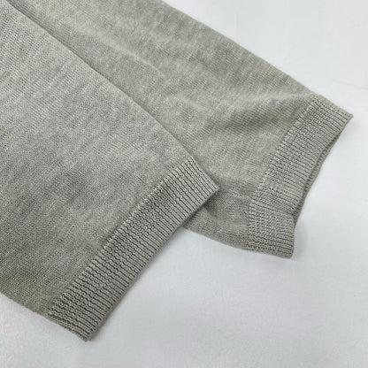 ACNE STUDIOS アクネ ストゥディオズ 1577-343-2178 ライトグレー リネン100 ボタンレスロングニットカーディガン トップス