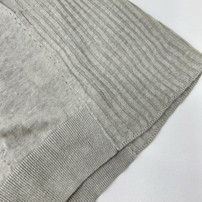 ACNE STUDIOS アクネ ストゥディオズ 1577-343-2178 ライトグレー リネン100 ボタンレスロングニットカーディガン トップス