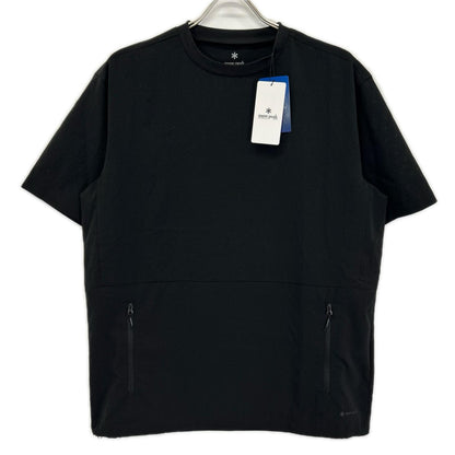 snowpeak スノーピーク CS-26SU015 ブラック ポリエステル Breathable Quick Dry T-Shirt トップス