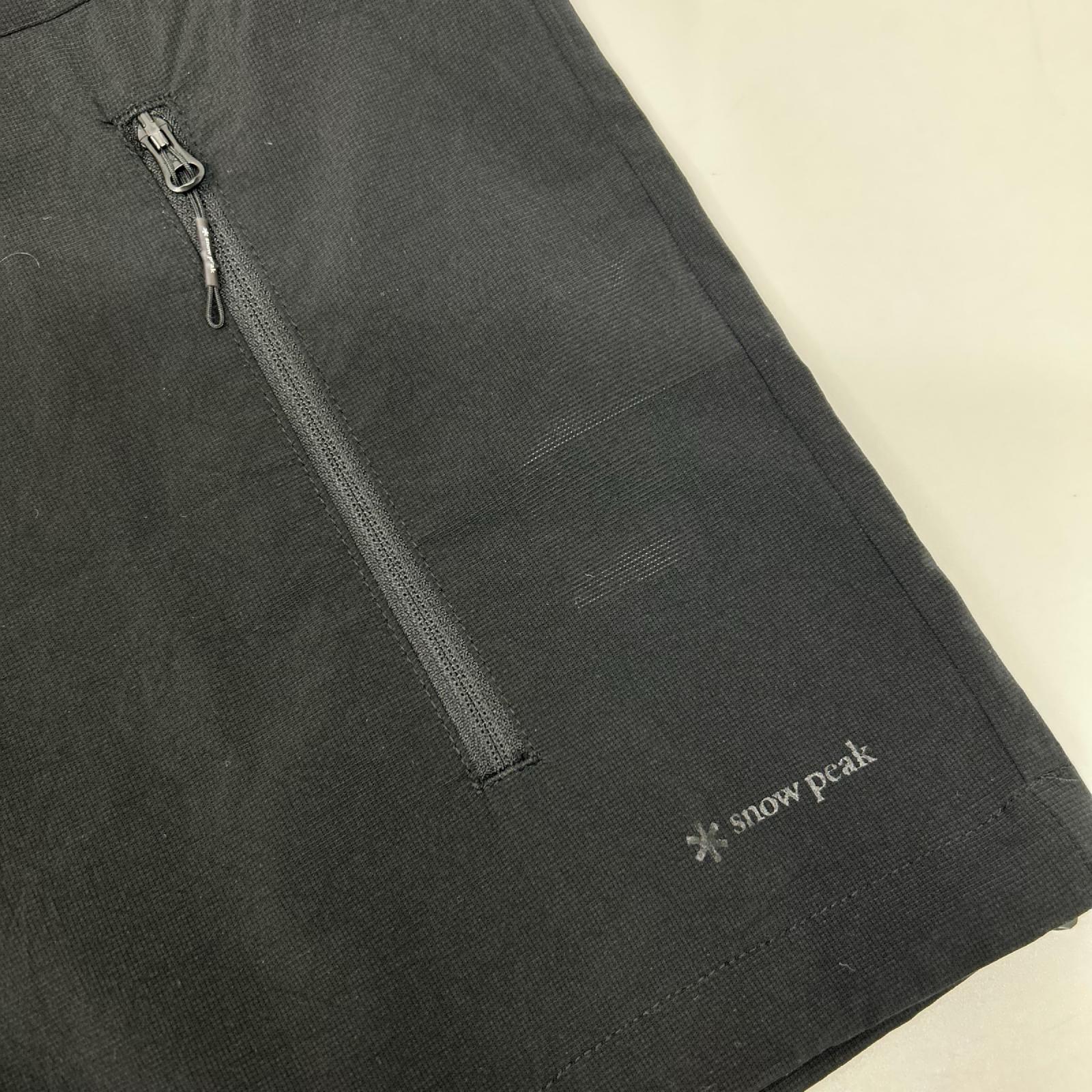 snowpeak スノーピーク CS-26SU015 ブラック ポリエステル Breathable Quick Dry T-Shirt トップス