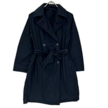 MAXMARA STUDIO マックスマーラスタジオ 602104026 ネイビー ナイロン リバーシブルミディアムコート コート