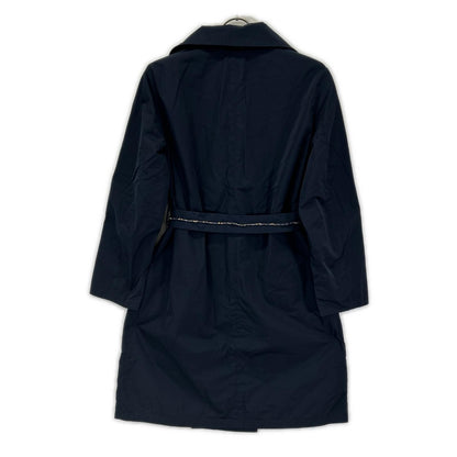 MAXMARA STUDIO マックスマーラスタジオ 602104026 ネイビー ナイロン リバーシブルミディアムコート コート