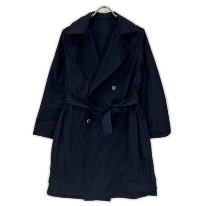 MAXMARA STUDIO マックスマーラスタジオ 602104026 ネイビー ナイロン リバーシブルミディアムコート コート