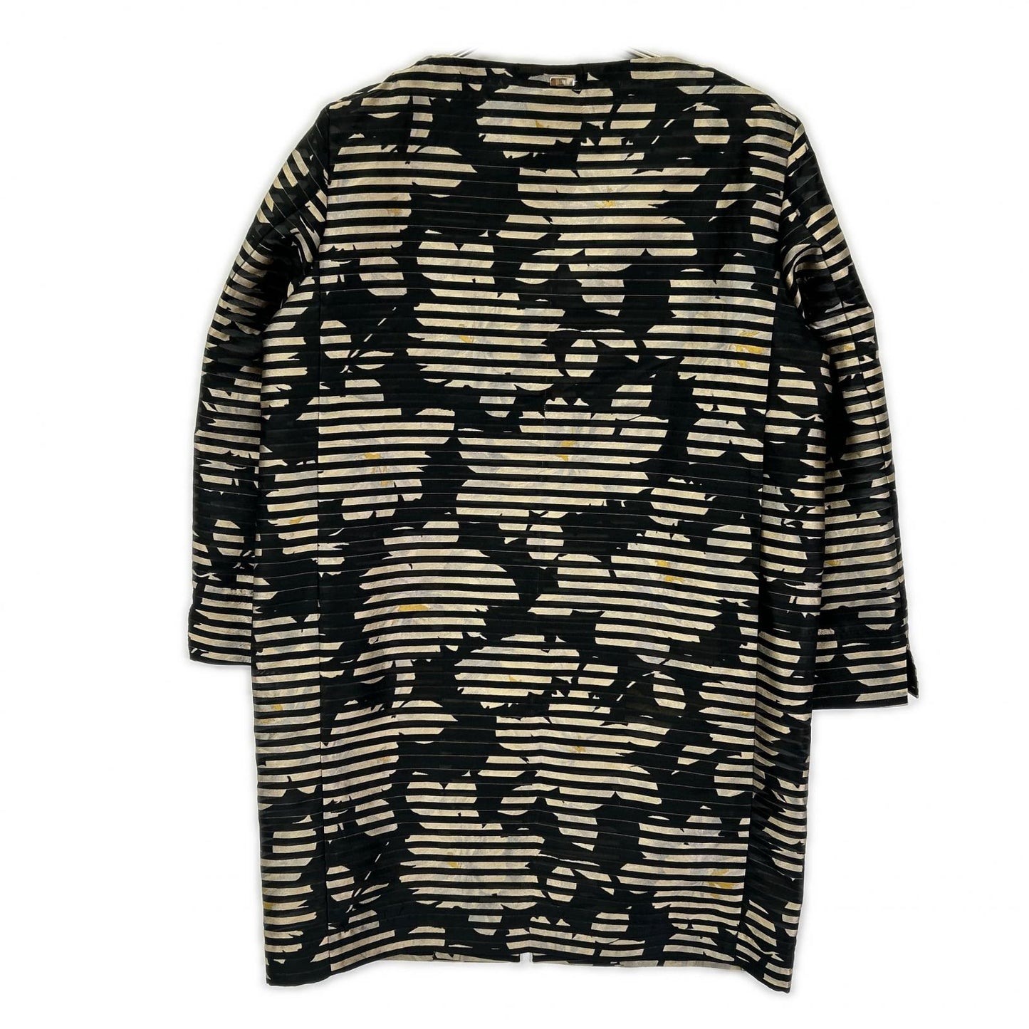 HERNO ヘルノ CA0299D 12228J ブラック フラワージャガード シアーノーカラーコート コート