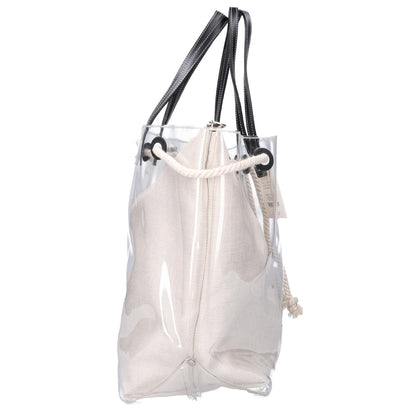 A VACATION アヴァケーション 8073-C-XL MARINE XL マリン PVC/ファブリック トートバッグ