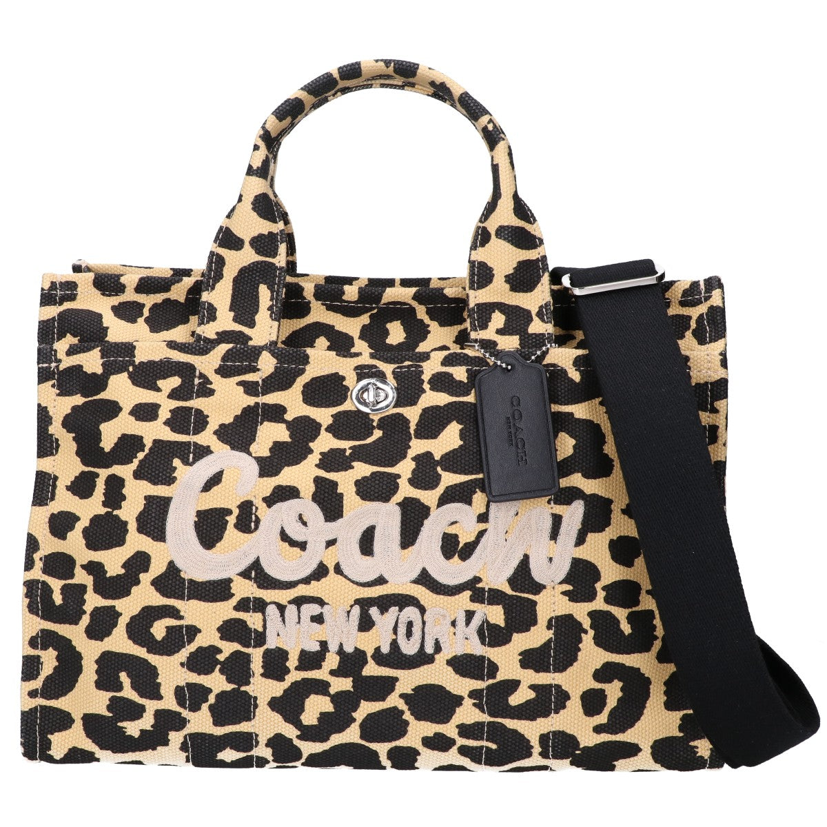 COACH コーチ CP770 LEOPARD CARGO TOTE レオパード カーゴ トートバッグ