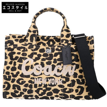 COACH コーチ CP770 LEOPARD CARGO TOTE レオパード カーゴ トートバッグ