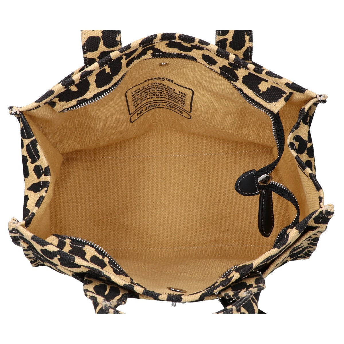 COACH コーチ CP770 LEOPARD CARGO TOTE レオパード カーゴ トートバッグ