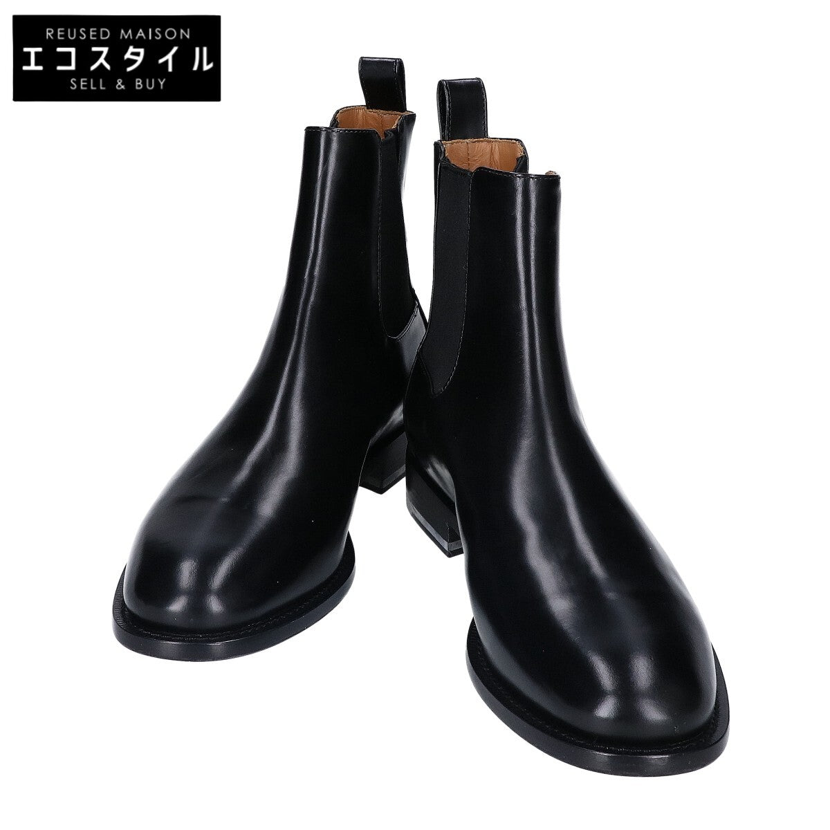 Max Mara マックスマーラ 【新品同様】レザー サイドゴア ブーツ シューズ