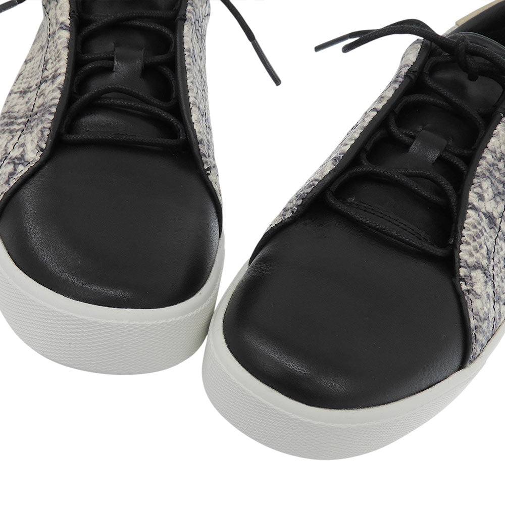 COLE HAAN コールハーン 新品同様 パイソン柄 グランドプロ スペクテイター 2.0 スニーカー シューズ レディース 黒×白 24cm W15430 シューズ