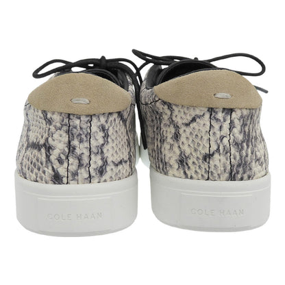 COLE HAAN コールハーン 新品同様 パイソン柄 グランドプロ スペクテイター 2.0 スニーカー シューズ レディース 黒×白 24cm W15430 シューズ