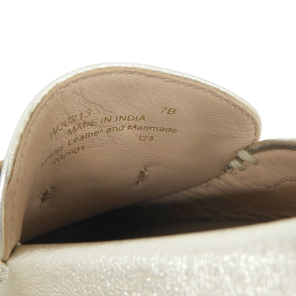 COLE HAAN コールハーン 新品同様 レザー ヨーク ボウ ローファー シューズ レディース ゴールド 7 W28013 シューズ