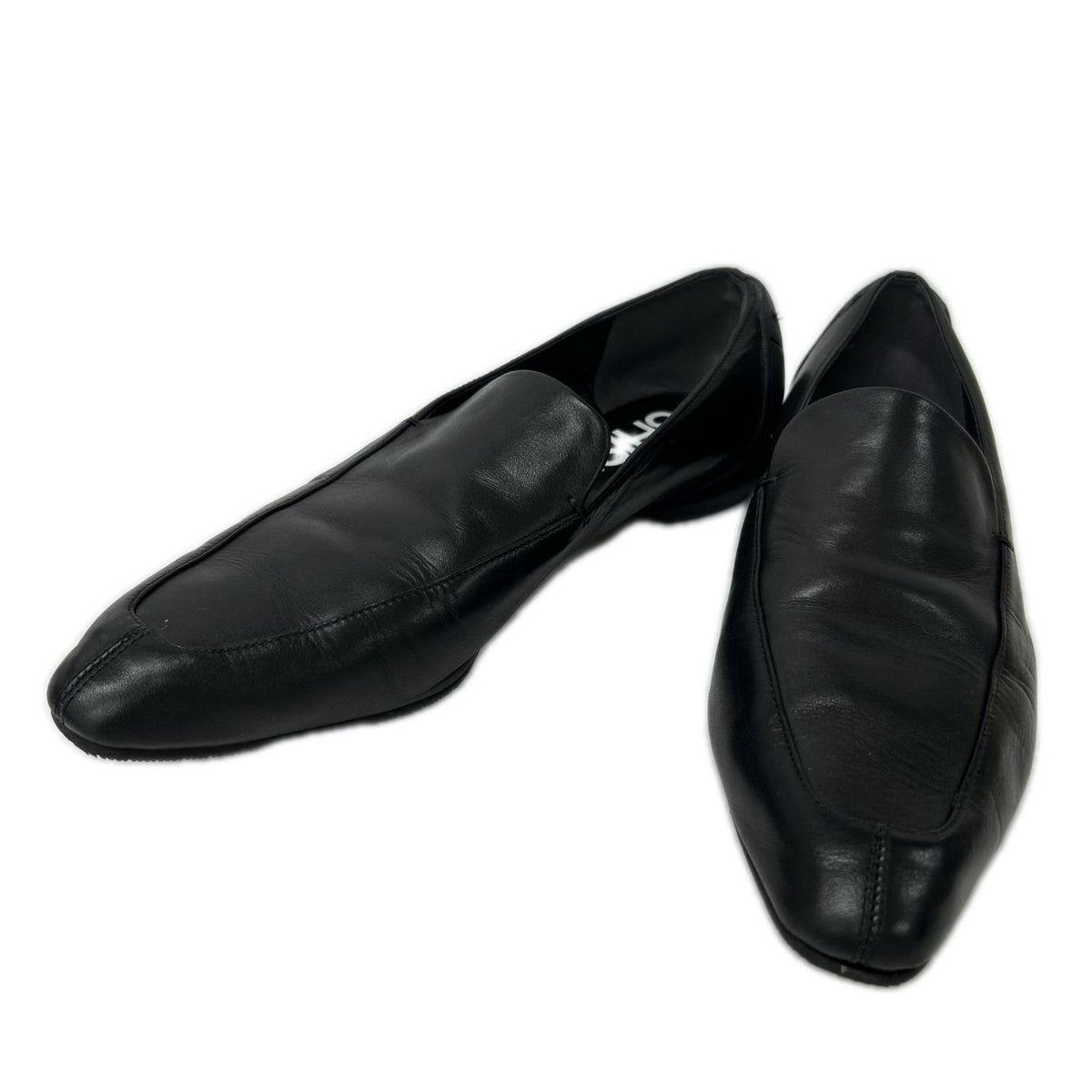 SHISEI シーセイ ブラック CHISL TOE SLIPON チゼルトゥ ソフトローファー シューズ