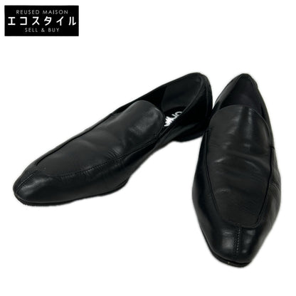 SHISEI シーセイ ブラック CHISL TOE SLIPON チゼルトゥ ソフトローファー シューズ