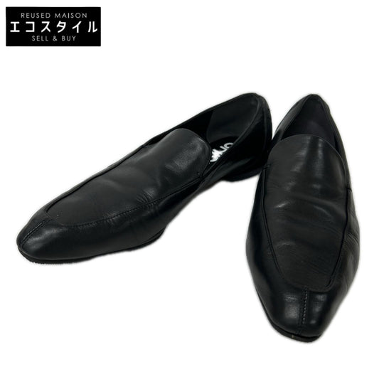 SHISEI シーセイ ブラック CHISL TOE SLIPON チゼルトゥ ソフトローファー シューズ