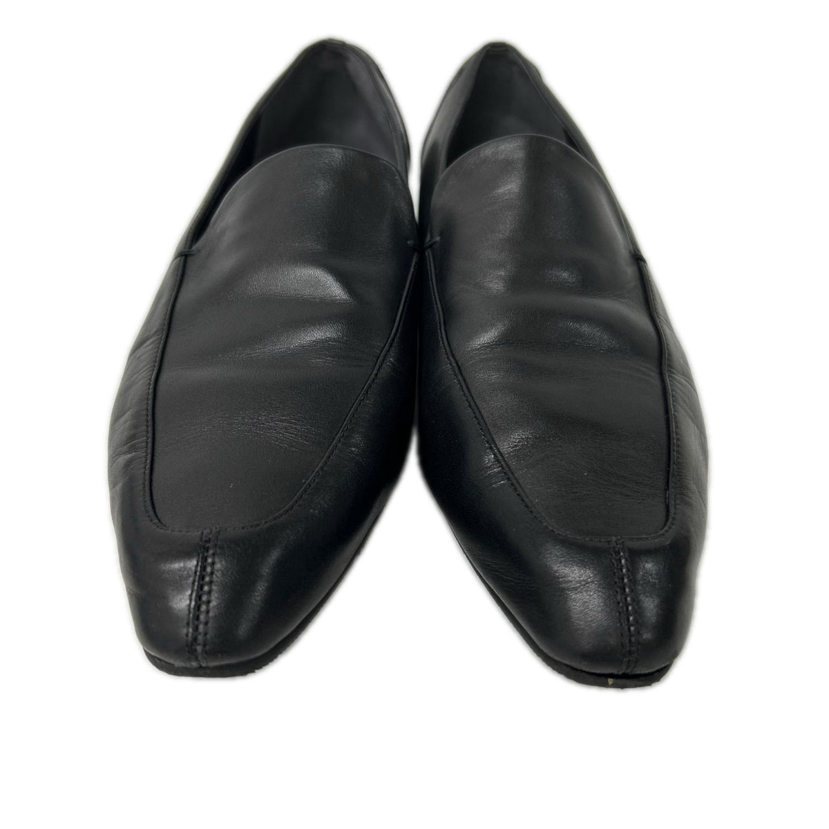 SHISEI シーセイ ブラック CHISL TOE SLIPON チゼルトゥ ソフトローファー シューズ