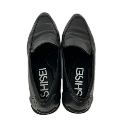 SHISEI シーセイ ブラック CHISL TOE SLIPON チゼルトゥ ソフトローファー シューズ