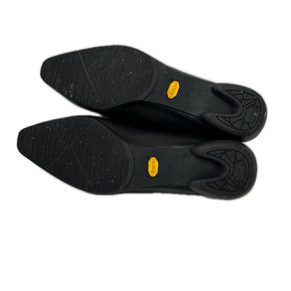 SHISEI シーセイ ブラック CHISL TOE SLIPON チゼルトゥ ソフトローファー シューズ