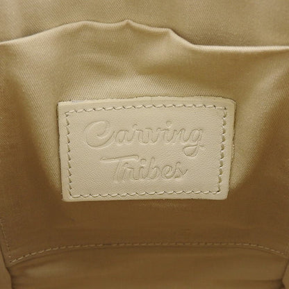 Carving Tribes カービングトライブス カーフレザー 草花模様 2WAY ショルダー ミニハンドバッグ キナリ ハンドバッグ レディース ハンドバッグ