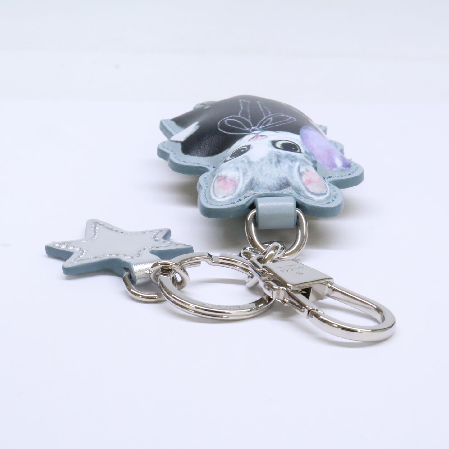 GUCCI グッチ 【新品同様】860653 AAF68 8586 日本限定 ヒグチユウコ 猫 Bo キーチェーン バッグチャーム その他