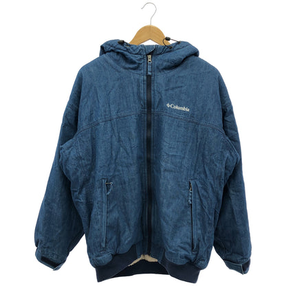 columbia コロンビア ブルー インナーボア ロマビスタシェルパデニムジャケット トップス