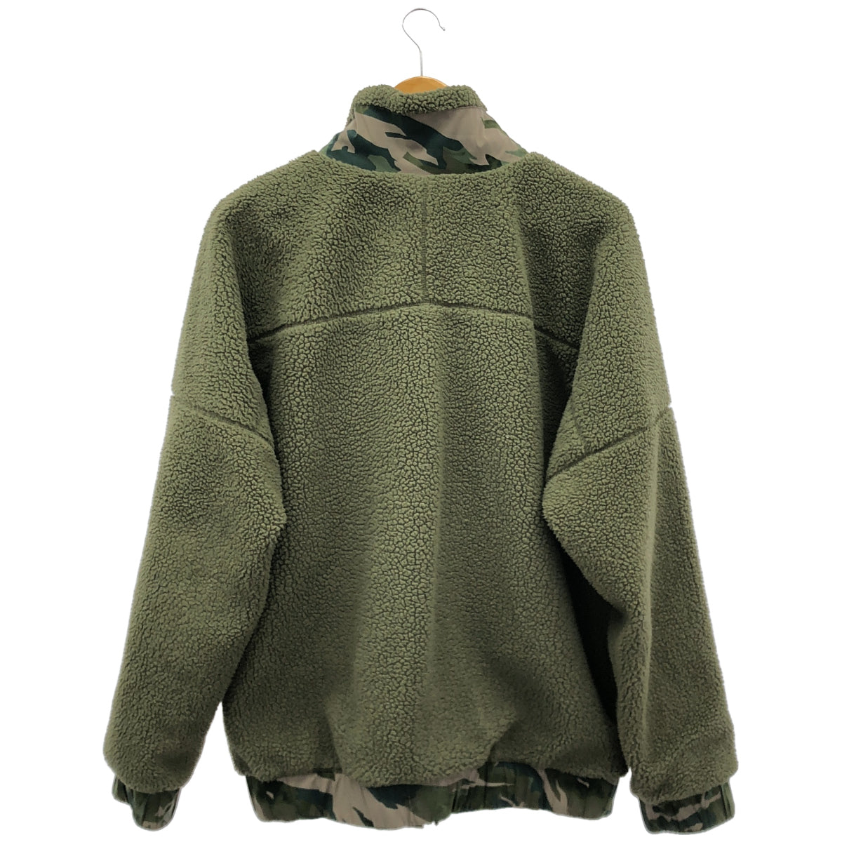 columbia コロンビア 【BLACK LABEL】カーキ カモフラ リバーシブル ボアジャケット トップス