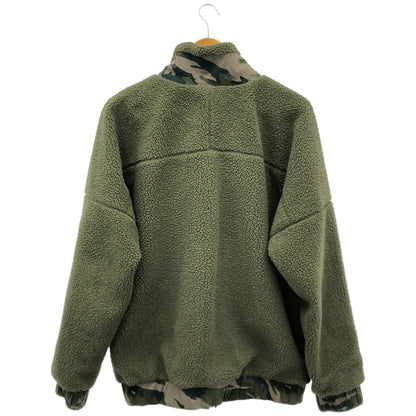 columbia コロンビア 【BLACK LABEL】カーキ カモフラ リバーシブル ボアジャケット トップス