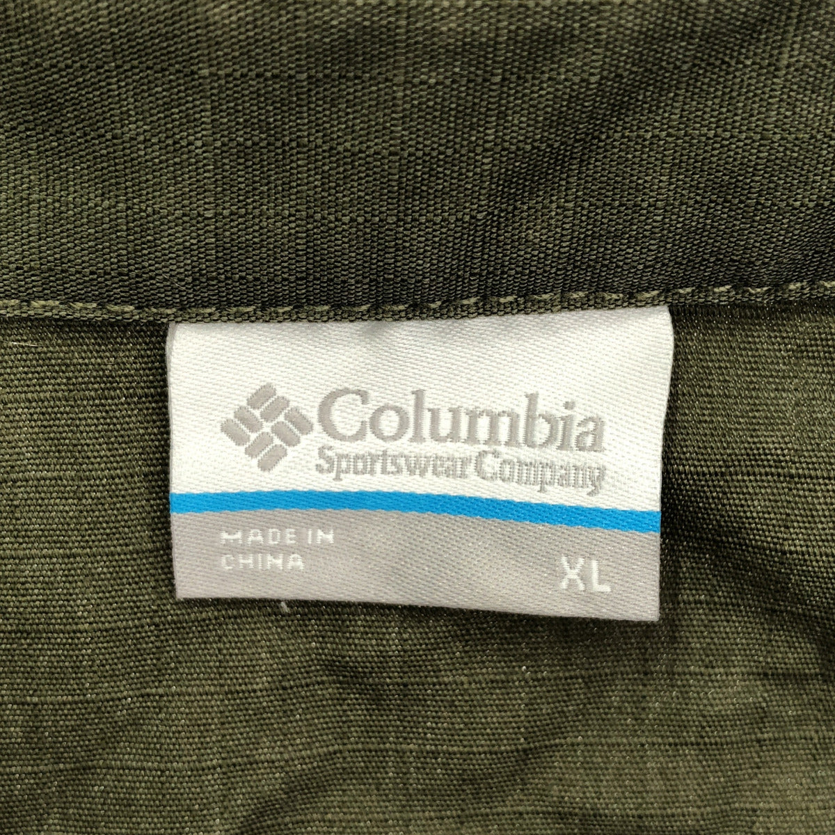 columbia コロンビア カーキ コットン混 オールインワン ボトムス