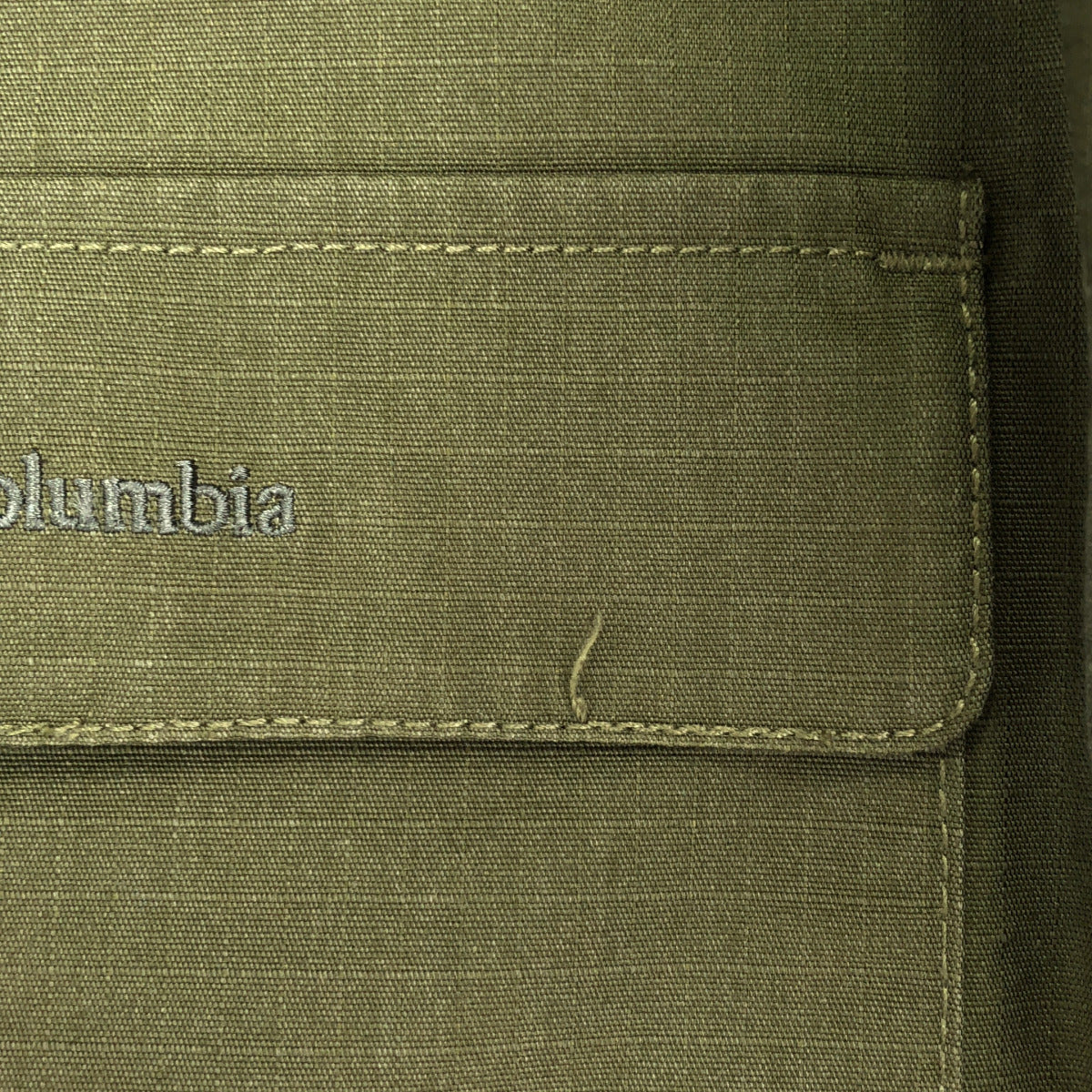 columbia コロンビア カーキ コットン混 オールインワン ボトムス