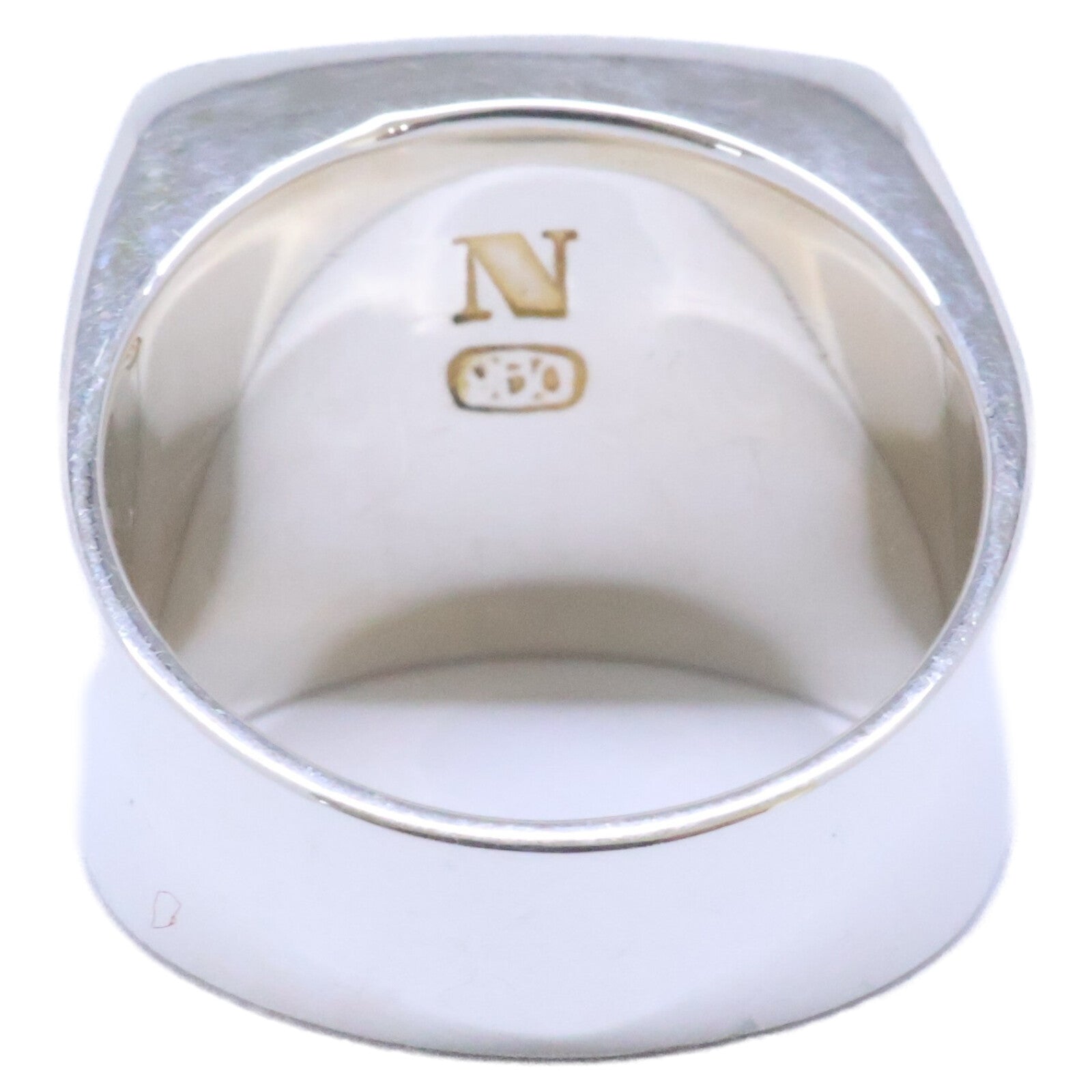NOAARK ノアーク 【美品】R49 950 Message-M イニシャル シグネット リング 指輪