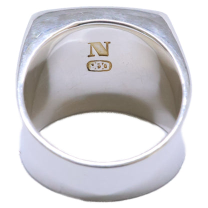 NOAARK ノアーク 【美品】R49 950 Message-M イニシャル シグネット リング 指輪