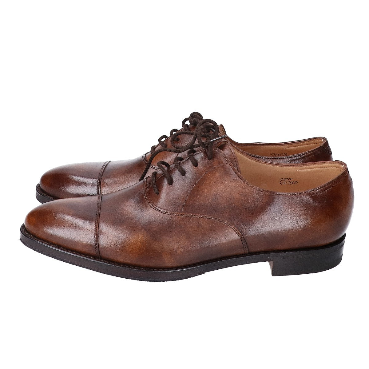 JOHNLOBB ジョンロブ 新品同様 パリジャンブラウン ミュージアムカーフ CITY2/シティ2 7000ラスト ストレートチップシューズ シューズ