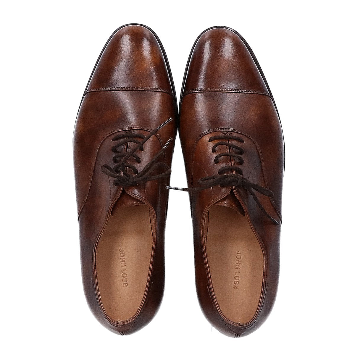 JOHNLOBB ジョンロブ 新品同様 パリジャンブラウン ミュージアムカーフ CITY2/シティ2 7000ラスト ストレートチップシューズ シューズ