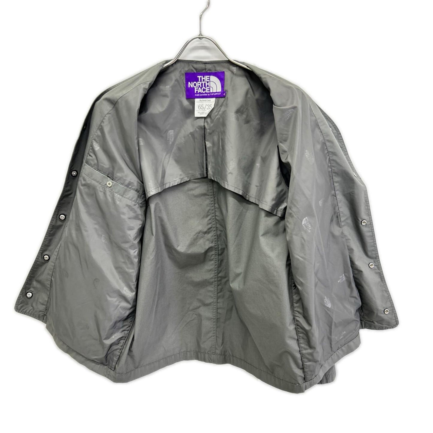 THE NORTH FACE PURPLE LABEL ザ ノースフェイス パープルレーベル NP2102N 65/35 グレー ホッパーフィールドカーディガン トップス