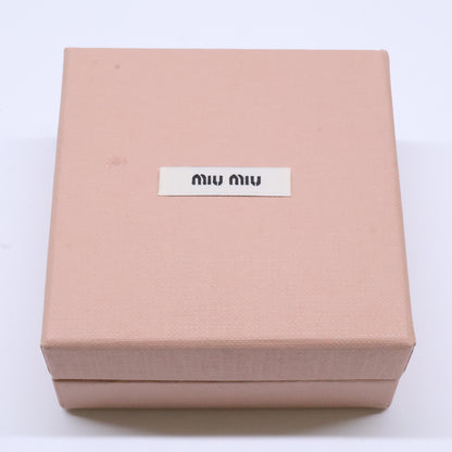 MIUMIU ミュウミュウ 【新品同様】5IF092 2F9H F0967 FERMAGLI ギンガムチェック ヘアクリップ バレッタ ヘアアクセサリー