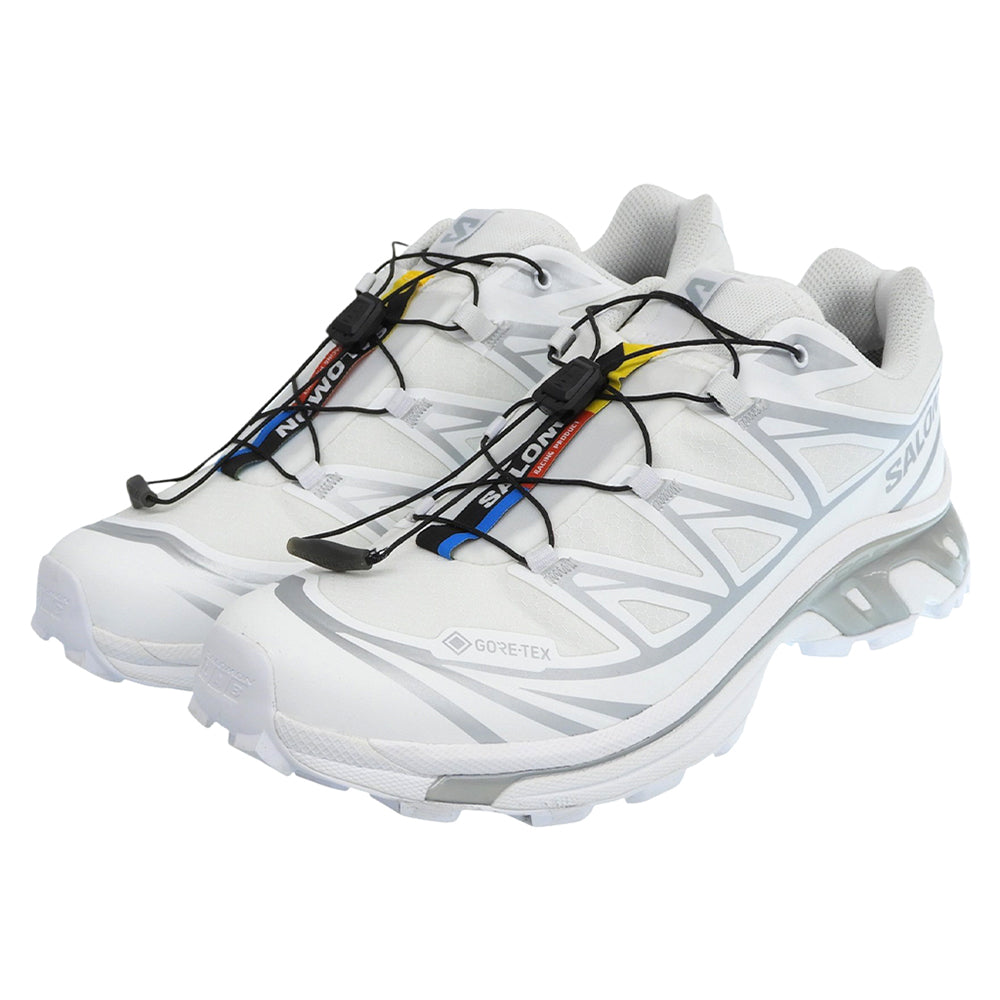 SALOMON サロモン 美品 XT-6 GORE-TEX ローカットスニーカー シューズ メンズ ホワイト 26.5cm 475811 シューズ