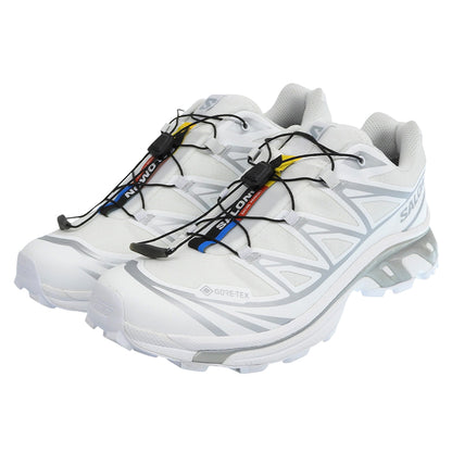 SALOMON サロモン 美品 XT-6 GORE-TEX ローカットスニーカー シューズ メンズ ホワイト 26.5cm 475811 シューズ