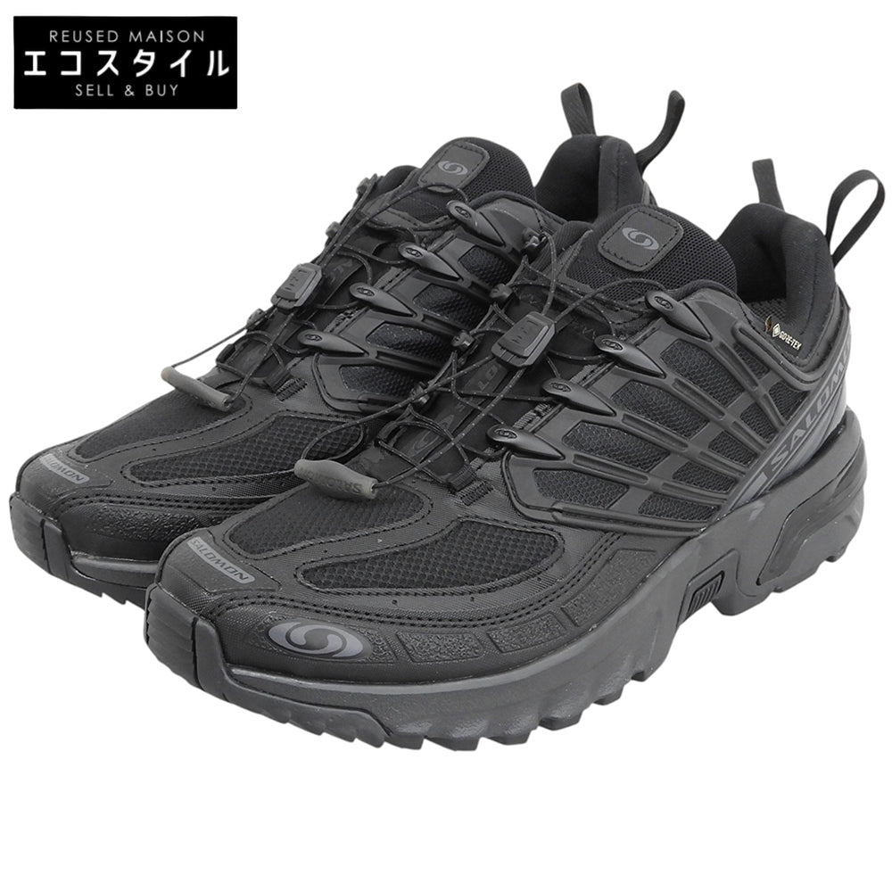 SALOMON サロモン 美品 ACS PRO GORE-TEX ローカットスニーカー シューズ メンズ ブラック 26.5cm 475994 シューズ