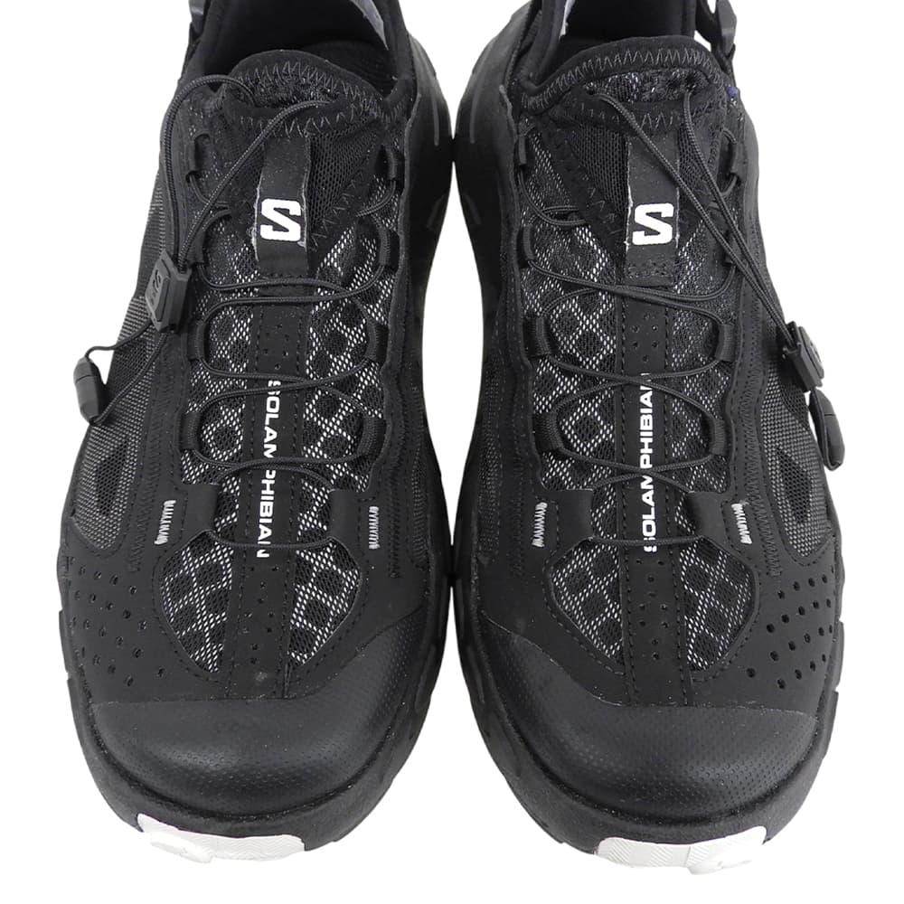 SALOMON サロモン 美品 SOLAMPHIBIAN ウォーターシューズ シューズ メンズ ブラック 26.5cm 478148 シューズ