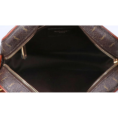 SAINT LAURENT PARIS サンローランパリ 新品同様 669957 ル・モノグラム コーティングキャンバスxスムースカーフ カメラバッグ ショルダーバッグ