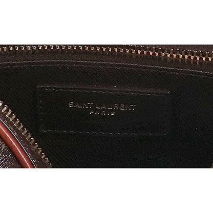 SAINT LAURENT PARIS サンローランパリ 新品同様 669957 ル・モノグラム コーティングキャンバスxスムースカーフ カメラバッグ ショルダーバッグ
