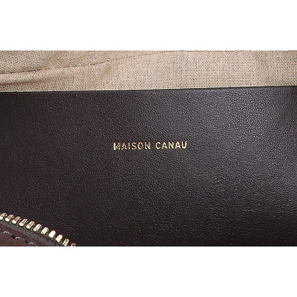MAISON CANAU メゾンカナウ martinique マルティニーク別注 【美品】A0362PBG081 EW-MINI-BOXBOSTON suede スエード ボストン ハンドバッグ