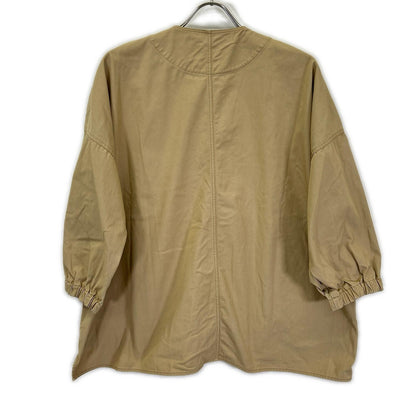 Max Mara マックスマーラ 104102226 ベージュ ノーカラーブルゾン ジャケット