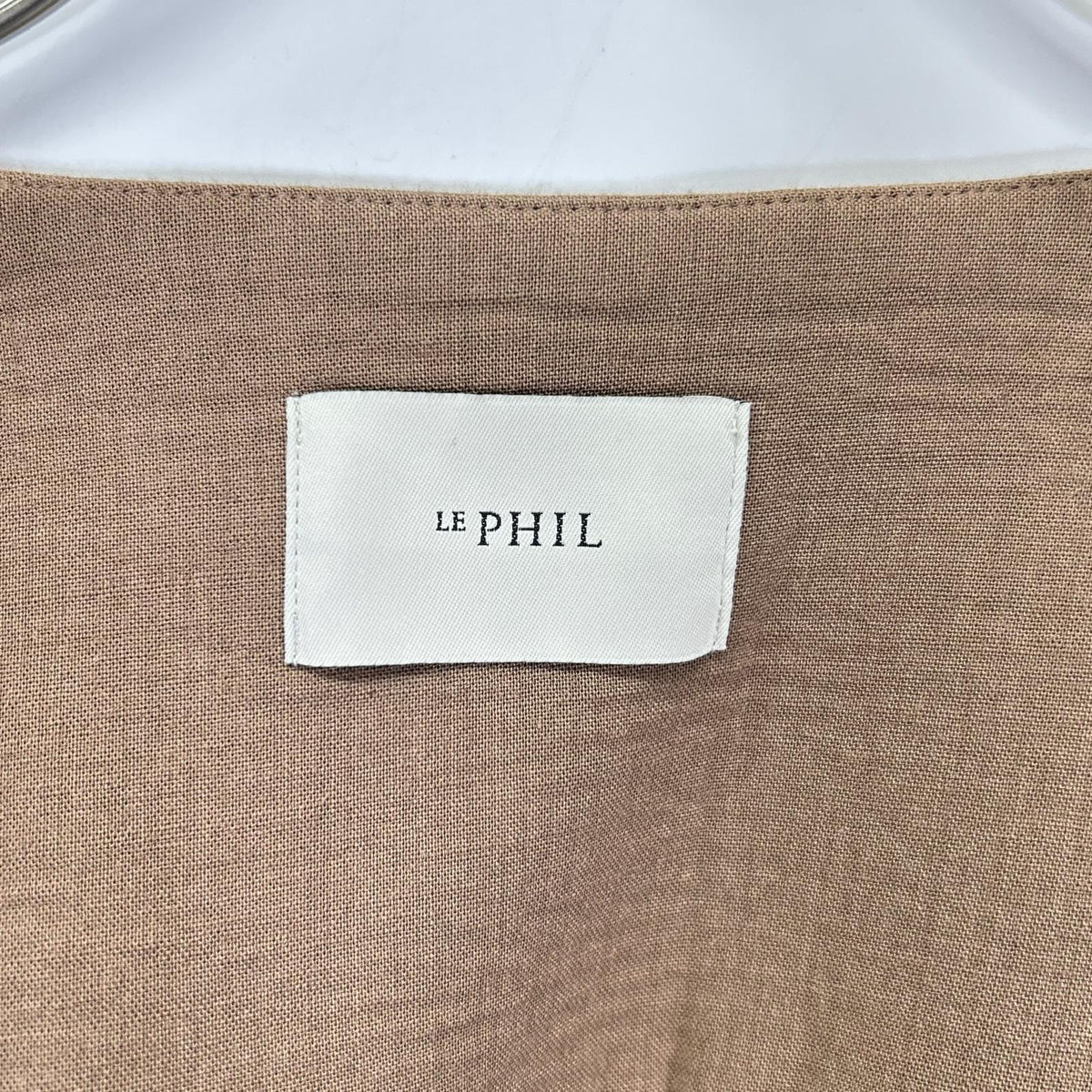 LE PHIL ル フィル 534-5250903 25AW ブラウン ライトボンディングフレアジャケット ジャケット