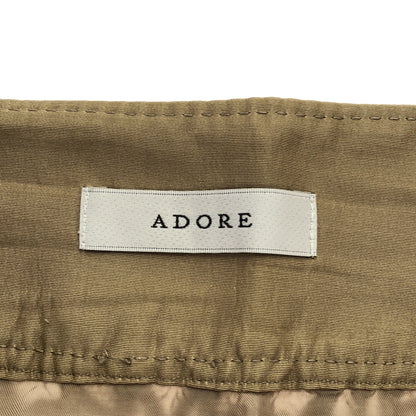 ADORE アドーア 531-0120326 ベージュ オーナメントレーススカート ボトムス