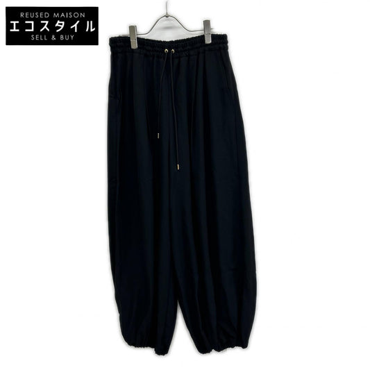 DRAWER ドゥロワー 65142000057 26SS ブラック SUMMER バルーンドロストパンツ ボトムス