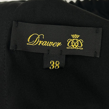 DRAWER ドゥロワー 65142000057 26SS ブラック SUMMER バルーンドロストパンツ ボトムス