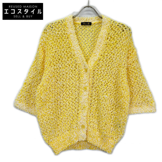 DRAWER ドゥロワー 65151000022 26SS イエロー SUMMER 3GVネックカーディガン トップス