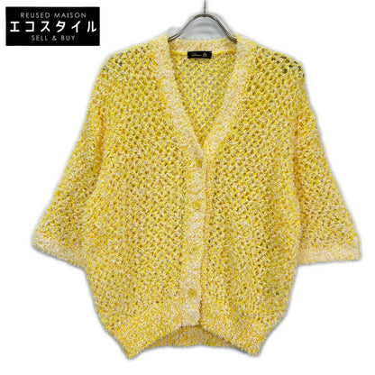 DRAWER ドゥロワー 65151000022 26SS イエロー SUMMER 3GVネックカーディガン トップス