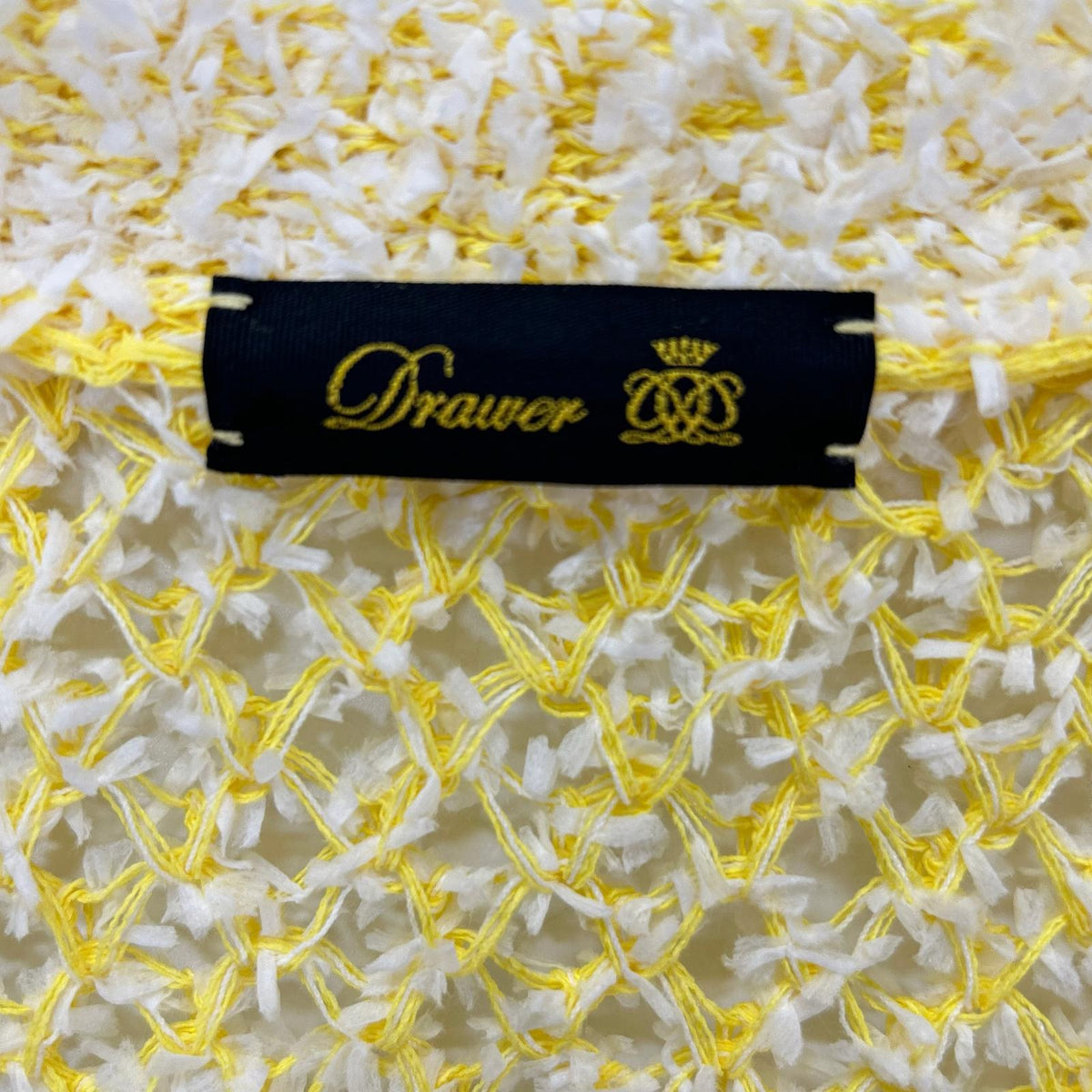 DRAWER ドゥロワー 65151000022 26SS イエロー SUMMER 3GVネックカーディガン トップス